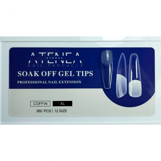 Gel Tips Coffin XL 360 τεμαχίων