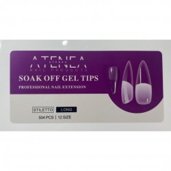 Gel Tips Stiletto Long 504 τεμαχίων