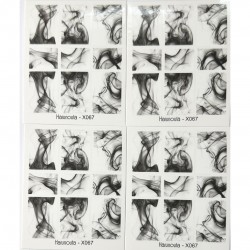 Αυτοκόλλητα νυχιών νερού 967 