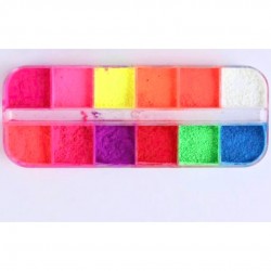Σετ σκόνες νυχιών pigments neon