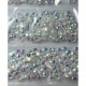 Strass νυχιών ημιδιάφανα ιριδίζον