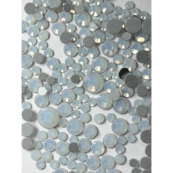Strass γαλακτερά άσπρα