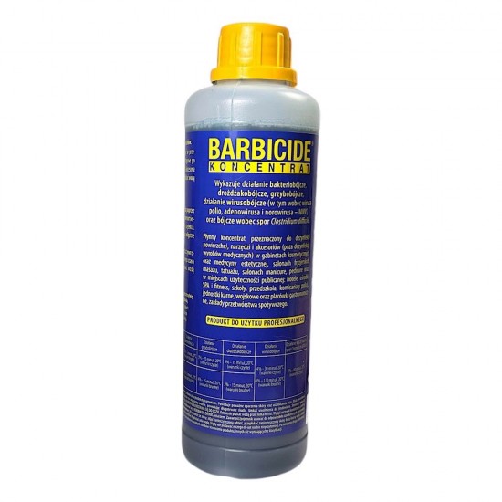 Συμπυκνωμένο απολυμαντικό εργαλείων BARBICIDE 500ML