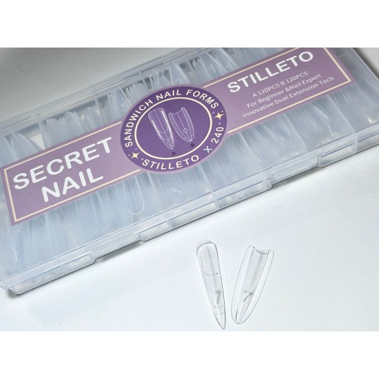 Sandwich Nail Forms Stiletto 