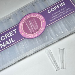 Sandwich Nail Forms Coffin 
